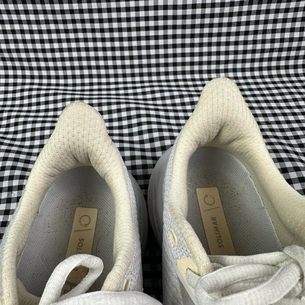 Hoka Solimar Women's White Grey Sneaker Workout Walking Athletic Shoe 7.5 B